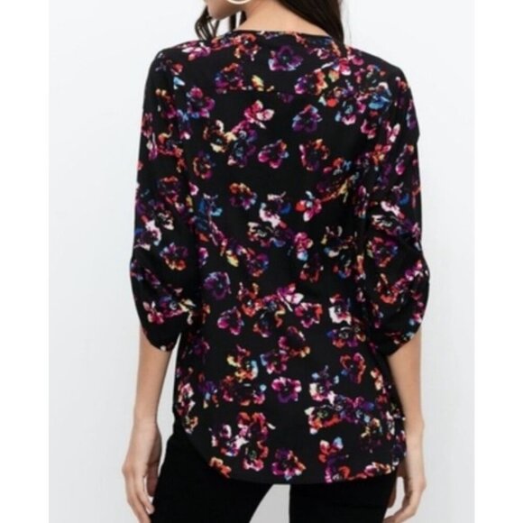 Yumi Kim Lizzie Button Up Front Floral Blouse Size XS‎ NWT - Picture 11 of 11
